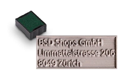 Ersatzplatte inkl. Stempelkissen trodat printy 4921