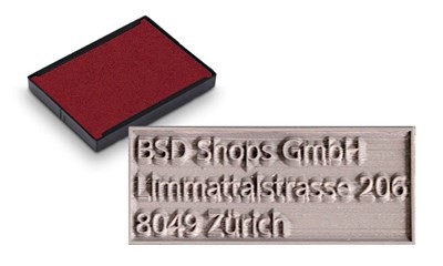 Ersatzplatte inkl. Stempelkissen trodat printy 4927