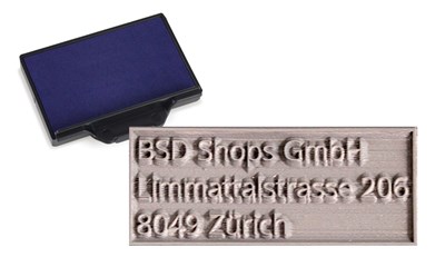 Ersatzplatte inkl. Stempelkissen trodat professional 5204