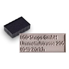 Ersatzplatte inkl. Stempelkissen trodat printy 4850