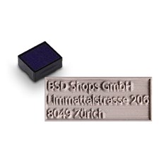 Ersatzplatte inkl. Stempelkissen trodat printy 4908
