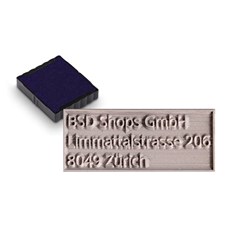 Ersatzplatte inkl. Stempelkissen trodat printy 4923