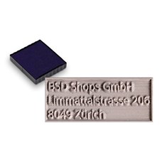 Ersatzplatte inkl. Stempelkissen trodat printy 4924