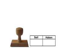 Buchhaltungsstempel 1 - Holzstempel