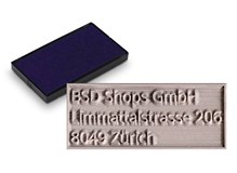 Ersatzplatte inkl. Stempelkissen trodat printy 4926